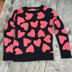 Girls heart sweater